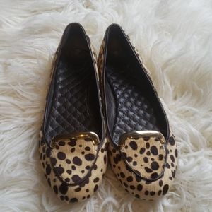 Tory Burch calf hair flats sz 8